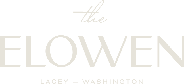The image is a logo for "The Elowen Lacey - Washington".